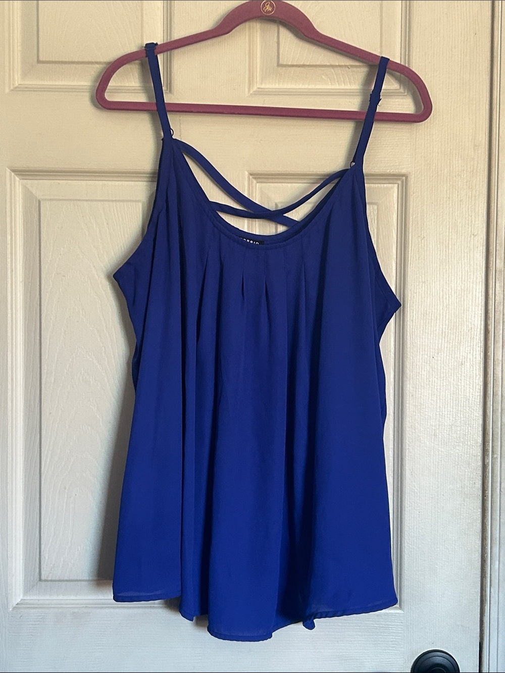 Torrid purplish/blue strappy cami top size 3X